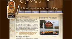 Desktop Screenshot of barnsignworks.com